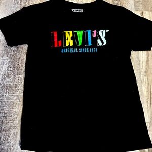 Levi’s rainbow text vintage shirt, rare